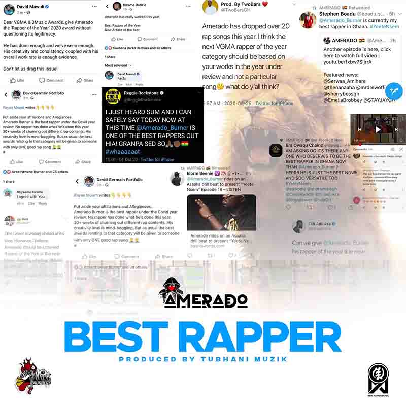 Amerado - Best Rapper (Prod by Tubhani Muzik)