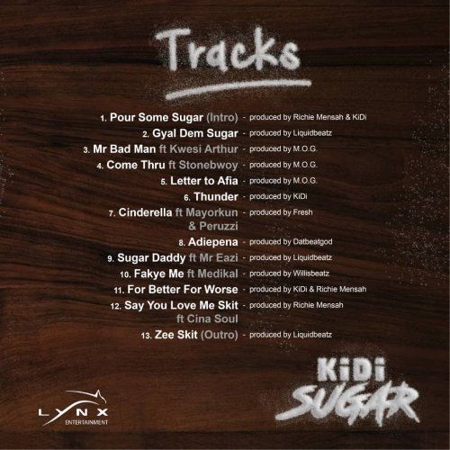 Kidi Album tracklist