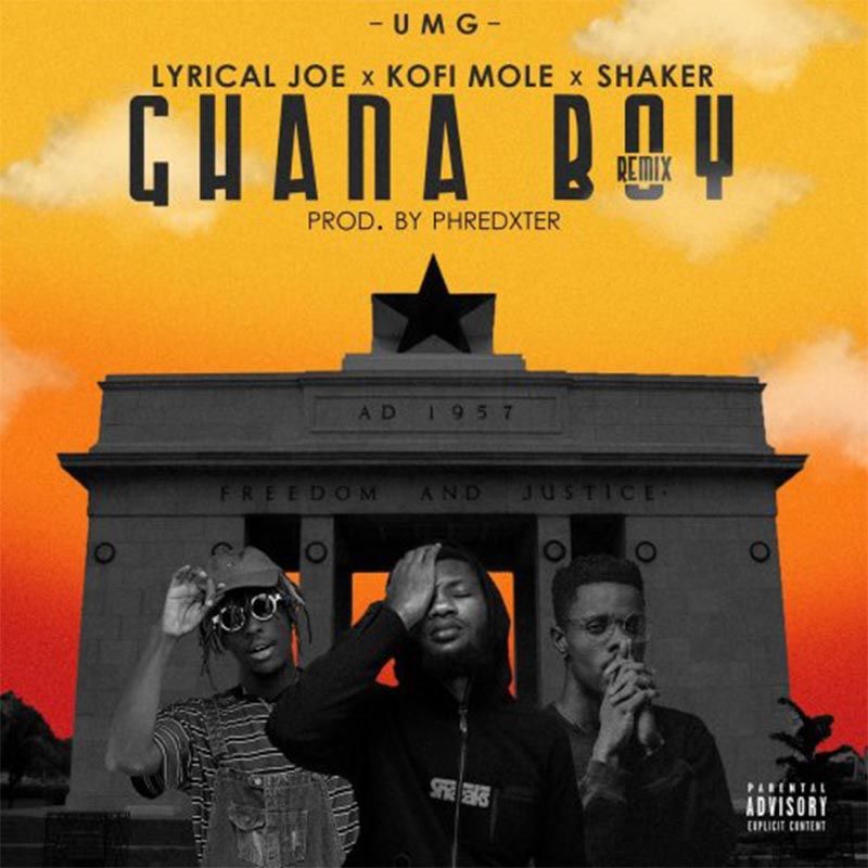 Lyrical Joe ft. Kofi Mole & Shaker – Ghana Boy (Remix) (Prod. By Phredxter)