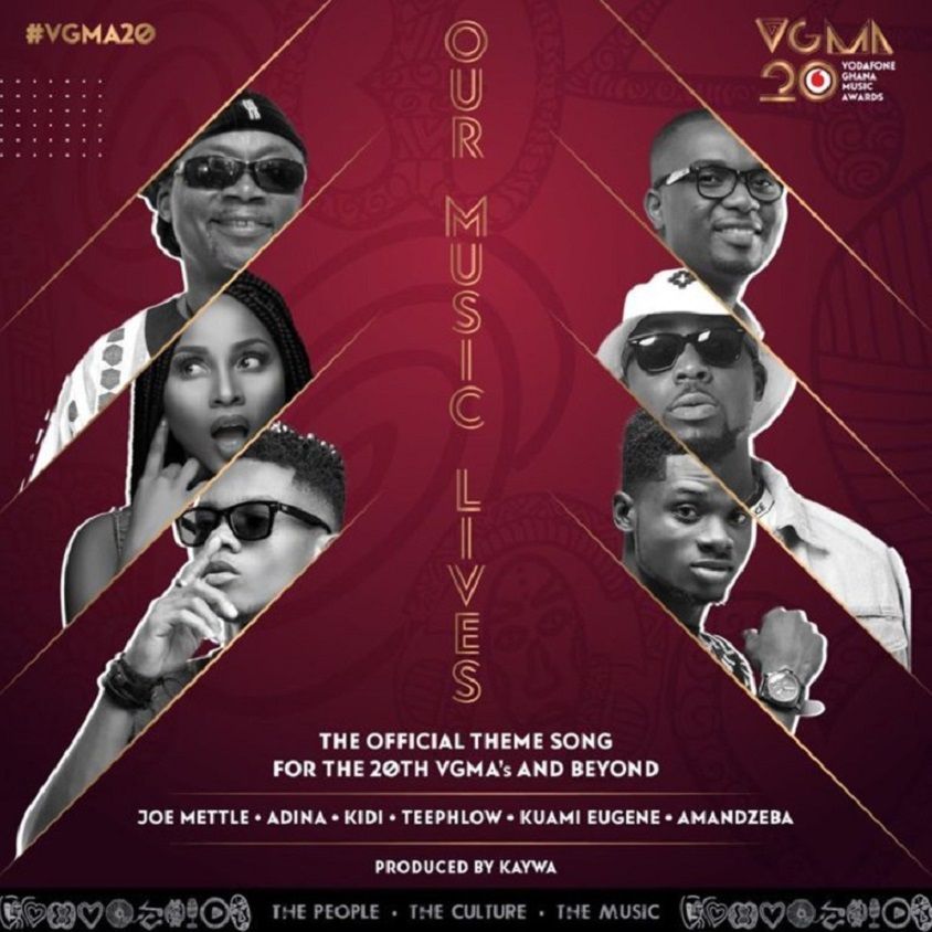 Our Music Lives (Official VGMA Theme Song) by Amandzeba, KiDi, Kuami Eugene, Adina, Joe Mettle & Teephlow